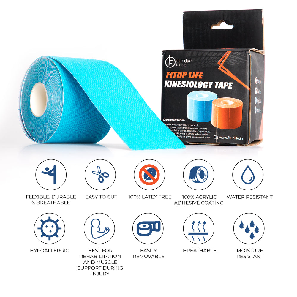 Kinesiology Tape (Blue) - Fitup Life