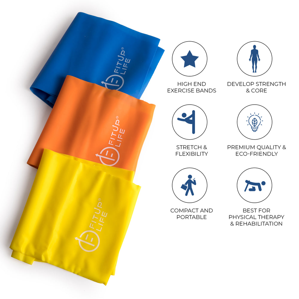 Exercise Bands Set of 3 - Fitup Life