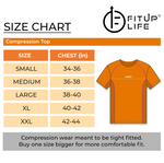 Men Black T-shirt - Fitup Life